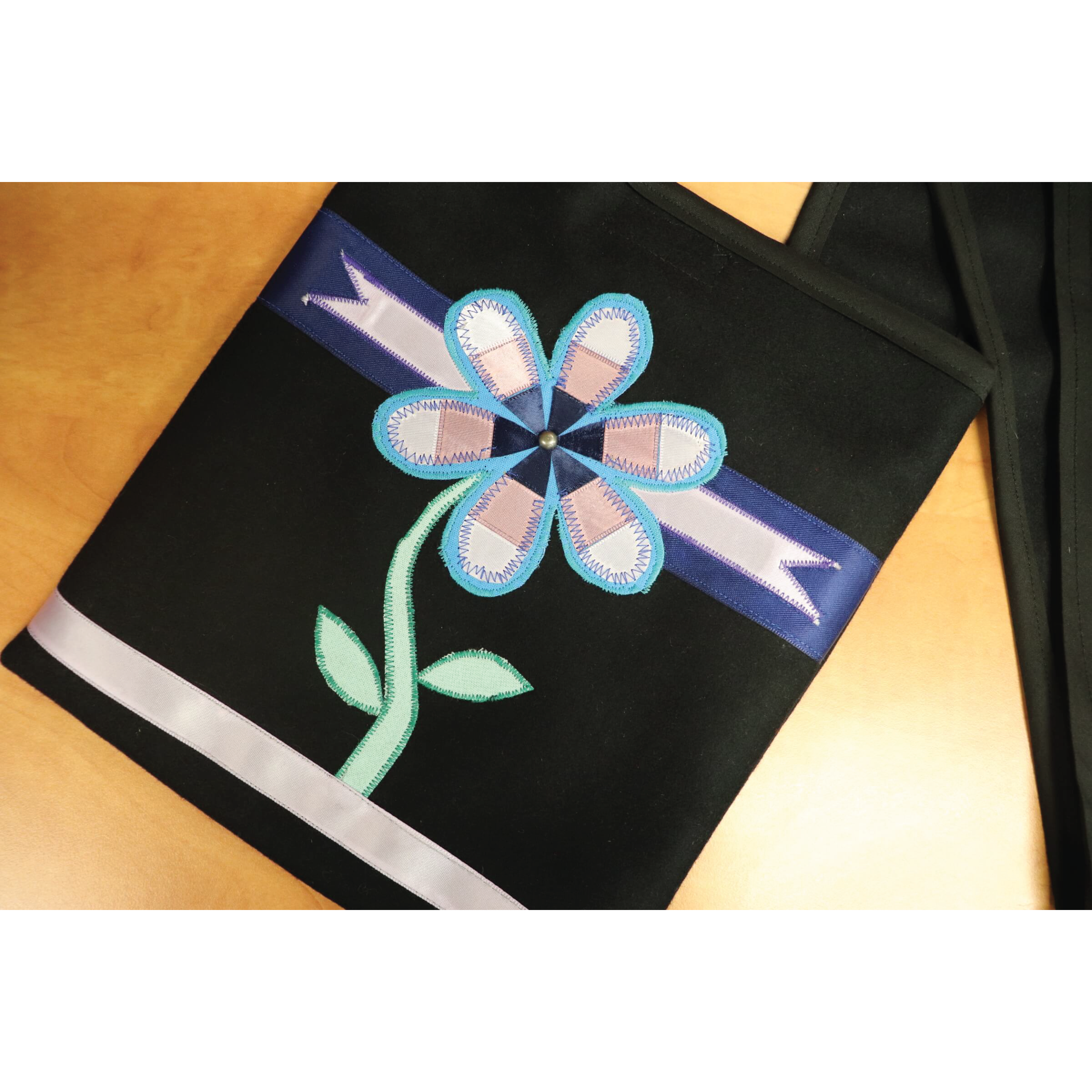 Applique Cloth Purse - Flower
